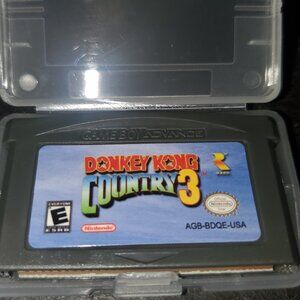 Donkey Kong Country 3 GBA Video Game Gameboy Advance